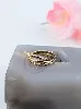 bague trinity 3 anneaux en 3 ors or 750 millième (18 ct) 3,47g