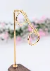 boucles d'oreilles petites créoles lisses or 750 millième (18 ct) 3,23g