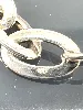 bracelet en argent maillons ovales l18 cm argent 925 millième (22 ct) 17,72g