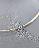 chaîne maille cable en 2 ors or 750 millième (18 ct) 7,98g