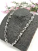 collier en argent maillons ovales l49cm argent 925 millième (22 ct) 50g