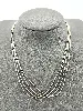 collier en argent multi-rong l42cm argent 925 millième (22 ct) 9,40g