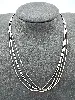 collier en argent multi-rong l42cm argent 925 millième (22 ct) 9,40g