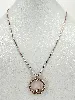 collier swarovski creativity doré à l’or rose 18 carats avec pendentif en cristaux incolores