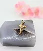 pendentif croix en filigrane or 750 millième (18 ct) 3,23g