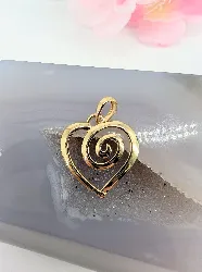 pendentif or forme de coeur motif ajouré or 750 millième (18 ct) 1,35g