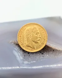 pièces 20 francs or napoléon iii tête laurée 1862 or 900/1000 6,41g