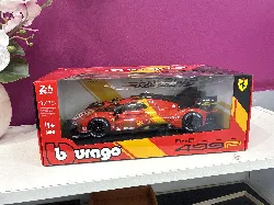 véhicules miniatures die cast 1/18 ferrari racing - 499p lmh 2023 #51 - rouge
