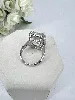 bague swarovski mesmera en cristal taille octogonale et métal rhodié t58