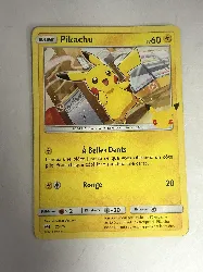 carte pokémon pikachu 25/25