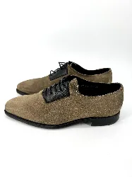 chaussures / mocassins bowen en cuir marron et noir