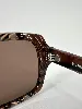 lunettes de soleil burberry marron rectangulaires check
