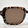 lunettes de soleil burberry marron rectangulaires check