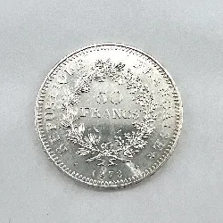 pièce 50 francs hercule 1978 argent 900 millième 29,90g