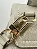 sac polène mokki mini en cuir taupe à bandoulière réglable entre 89-116 cm
