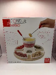 amatable 39 - 2k - 0 2 set apéritif ou dessert fondue apéro plateau bol socle