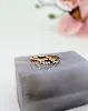 bague 3 anneaux entrelacés en 3 or or 750 millième (18 ct) 4,94g