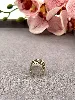 bague motif feuille taille réglable