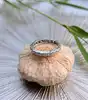 bague us platine sertie de 21 diamants platine 850 millième (20 ct) 3,95g