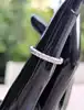 bague us platine sertie de 21 diamants platine 850 millième (20 ct) 3,95g