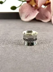bgag bague large motifs  argent 925 millième (22 ct) 6,21 g