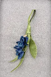 bijoux de sac fleur muguet bleu