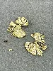 boac boucles d'oreilles ginkgo