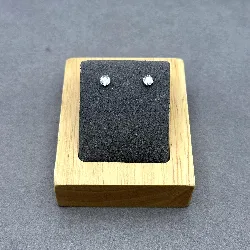 boucles d'oreilles puces d'oxyde 4 mm argent 925 millième (22 ct) 0,54 g