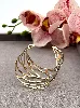 bracelet / manchette motif feuille