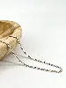 chaîne en argent maille gourmette l56cm argent 925 millième (22 ct) 17,30g