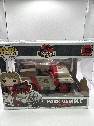 figurine funko pop! rides: jurassic park park vehicle
