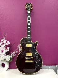 guitare électrique gibson les paul custom 1992 lite red wine