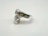 kenzo bague argent avec fleurs incrustées de couleur crème t52 argent 925 millième (22 ct) 10,41g