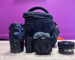 pack appareil photo hybride vlogging hybride sony zv-e10 + e pz 16-50mm f/3,5-5,6 oss + 2ème batterie + chargeur de batterie