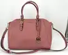 sac à main michael kors ciara en cuir saffiano rose avec bandoulière amovible et réglable