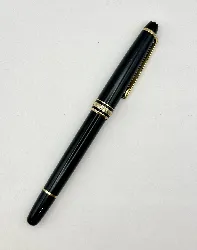 stylo bille montblanc couleutr noir et or