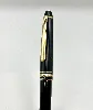 stylo bille montblanc couleutr noir et or