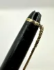 stylo bille montblanc couleutr noir et or