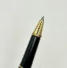 stylo bille montblanc couleutr noir et or
