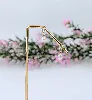 boucles d'oreilles aigue-marine forme poire chacune ornée d'une perle de culture pendante or 750 millième (18 ct) 1,93g