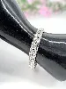 bracelet ligne articulé en or blanc serti de 33 diamants d'environ 4ct au total or 750 millième (18 ct) 23,90g