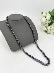collier de perles synthétique avec un fermoir en argent l70cm argent 925 millième (22 ct) 59,48g