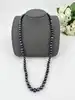 collier de perles synthétique avec un fermoir en argent l70cm argent 925 millième (22 ct) 59,48g