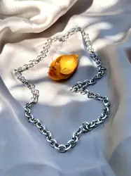 collier en argent maille jaseron l60 argent 925 millième (22 ct) 27,34g