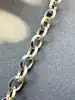 collier en argent maille jaseron l60 argent 925 millième (22 ct) 27,34g