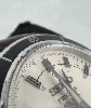 montre automatique seiko presage 4r57-00t0 cadran ivoire et bracelet rochet en cuir marron embossé crocodile
