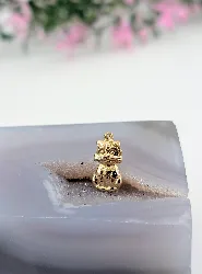 pendentif chat assis en or or 750 millième (18 ct) 0,99g