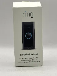 ring video doorbell wired noir
