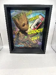 tableau 3d marvel groot