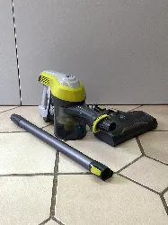 aspirateur balai hoover sans fil 22v hf110h gris et vert